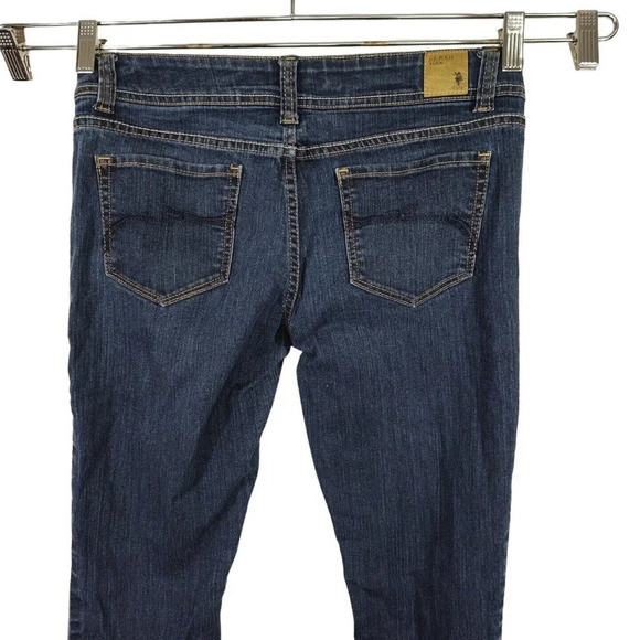 US Polo Assn Kate Skinny Jeans Women Size 7 8 Blue Denim Medium Wash - Picture 5 of 7